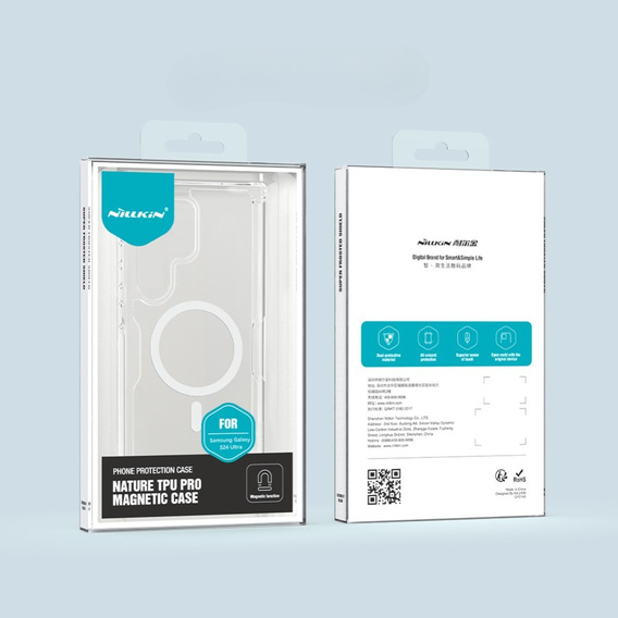 Husa NILLKIN pentru Samsung Galaxy S24 Ultra, Nature TPU, pentru Magsafe, transparentă