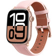 Curea din piele pentru Apple Watch 1/2/3/4/4/5/6/6/7/8/SE/Ultra 42/44/45/49mm, negru