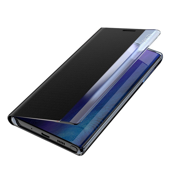 Husă cu clapetă pentru Samsung Galaxy A32 5G, Side View, negru