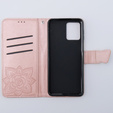Cu clapetă pentru Motorola Moto G54 5G, Butterfly, roz rose gold