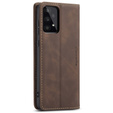 Husa CASEME pentru Samsung Galaxy A53 5G, Leather Wallet Case, cafea
