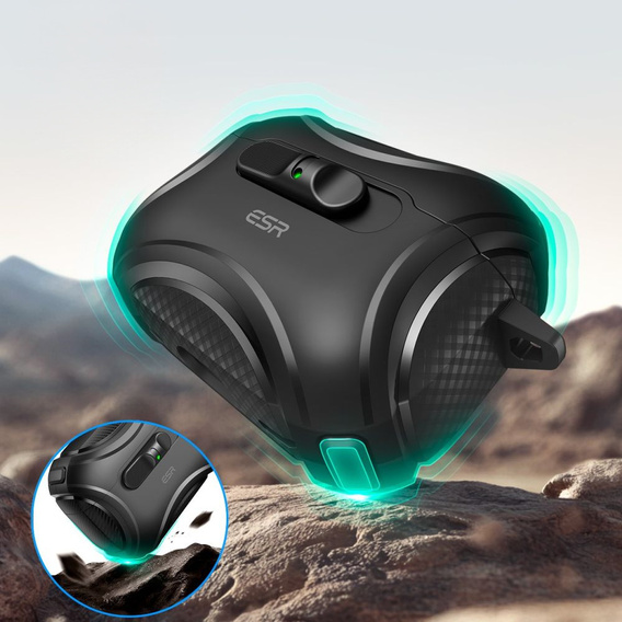 Husă ESR Cyber FlickLock MagSafe pentru căști Apple AirPods Pro 3