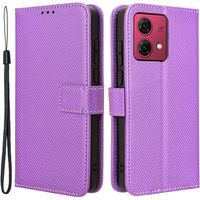 Husă flip pentru Motorola Moto G84 5G, Smart Magnet, violet