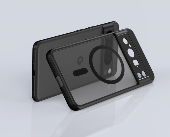Husă pentru Google Pixel 8 Pro, pentru MagSafe, ERBORD Matt Case, negru