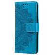 Cu clapetă pentru Samsung Galaxy A55 5G, Mandala Flower, verde