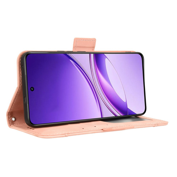 Cu clapetă pentru Vivo V50 Lite 4G / 5G, Card Slot, roz