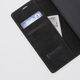 Husă pentru Oppo A78 4G, ERBORD Vintage, portofel cu clapetă, negru