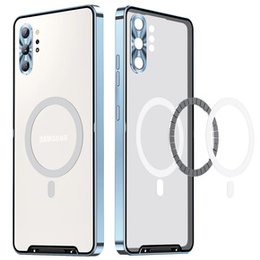 Carcasă de protecție pentru camera foto pentru Samsung Galaxy Note 10+ Plus, CamShield MagSafe, transparent / albastru