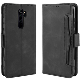 Cu clapetă pentru Xiaomi Redmi Note 8 Pro, Card Slot, negru