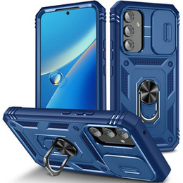 Husă blindată pentru Samsung Galaxy A54 5G, CamShield Slide, albastru