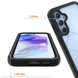 Carcasă pentru Samsung Galaxy A55 5G, Shockproof, cu folie, negru