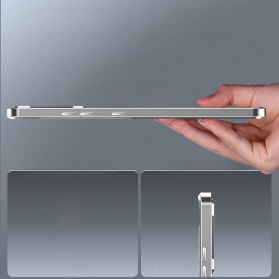 Carcasă de protecție pentru camera foto pentru Samsung Galaxy S20 FE, CamShield MagSafe, transparent / argintiu