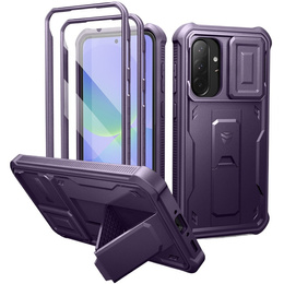 Husă blindată pentru Samsung Galaxy A36 5G, Dexnor Full Body (Two Frames), violet