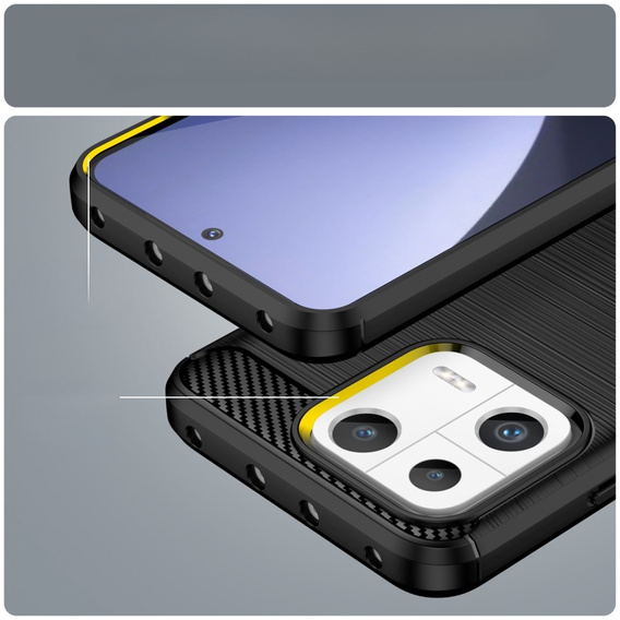 Huse pentru Xiaomi 13, Carbon, negru