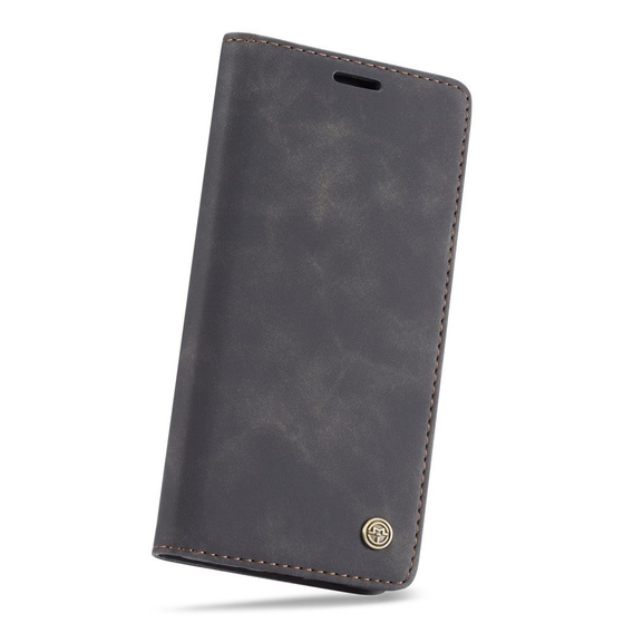 Husa CASEME pentru Huawei P30 Pro, Leather Wallet Case, negru