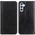 Huse pentru Samsung Galaxy M34, Wallet Litchi Leather, negru