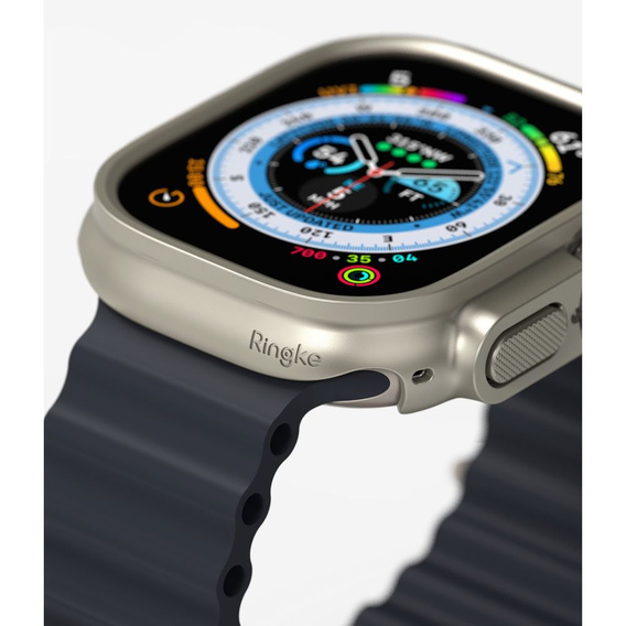 Etui Ringke do Apple Watch Ultra, Slim, 2-Pack, Clear / Titanium Grey