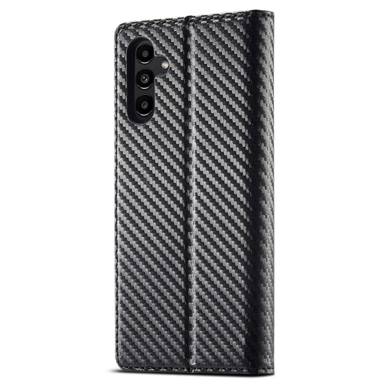 Carcasă cu clapetă pentru Samsung Galaxy S25, Carbon LC.IMEEKE, negru