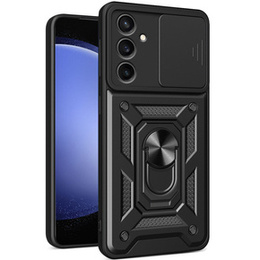 Husă blindată pentru Samsung Galaxy S23 FE, CamShield Slide, negru