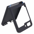 Husă pentru Samsung Galaxy Z Flip7 FE / Z Flip6, Aramid Fiber Cover, negru