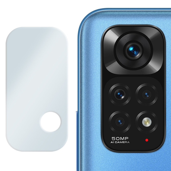 Sticlă temperată pentru camera foto pentru Xiaomi Redmi Note 11, albastru