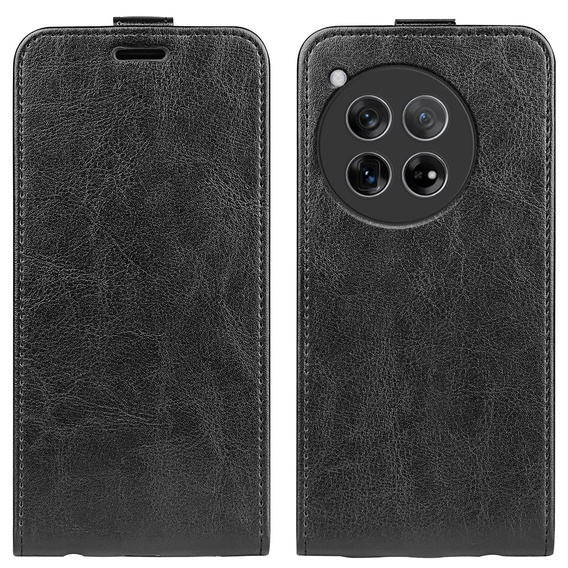 Cu clapetă pentru OnePlus 12 5G, Flip, negru
