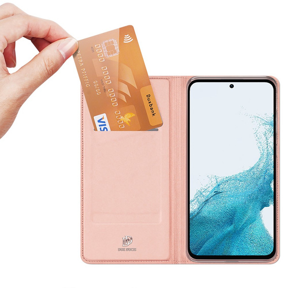 Dux Ducis Huse pentru Samsung Galaxy A54 5G, Skinpro, roz rose gold