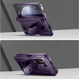 Husă blindată pentru Samsung Galaxy Z Fold 5 5G, Dexnor Full Body S-Pen Slot, violet