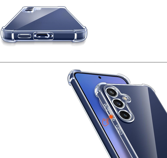 Huse pentru Samsung Galaxy S25 FE, Dropproof, transparentă