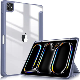 Husă pentru iPad Pro 11" 2024 (5 gen.), Smartcase Hybrid, cu spațiu pentru stylus, violet