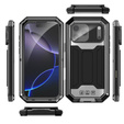 Carcasă blindată R-JUST cu protecție pentru ecran și suport pentru iPhone 17 Pro Max