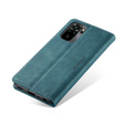 Husa CASEME pentru Xiaomi Redmi Note 10 / 10S, Leather Wallet Case, verde