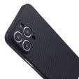 Husă pentru iPhone 15 Pro Max, Aramid Fiber Cover, negru