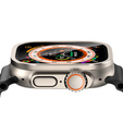 Szkło Hartowane z Ramką do Apple Watch Ultra 49mm, Złote
