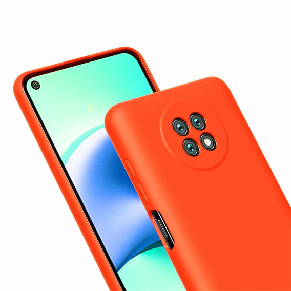 Husa pentru Xiaomi Redmi Note 9T 5G, Silicone Lite, roșu