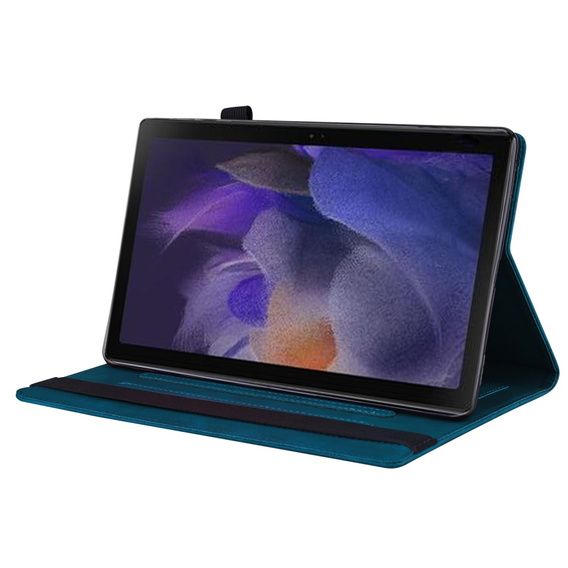 Husă pentru Samsung Galaxy Tab A9+, Classic, cu spațiu pentru stylus, albastru