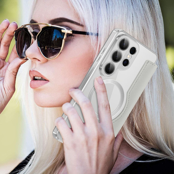 Husă RFID Wallet MagSafe cu protecție pentru cameră pentru Samsung Galaxy S26 Ultra