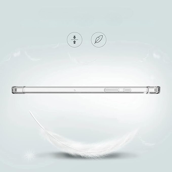 Husă pentru Samsung Galaxy Tab A9, silicon, transparentă