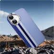 Carcasa pentru iPhone 16, Carbon Fiber MagSafe, albastru