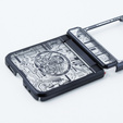 Husă pentru Samsung Galaxy Z Flip 5 5G, Mechanical Legend, negru