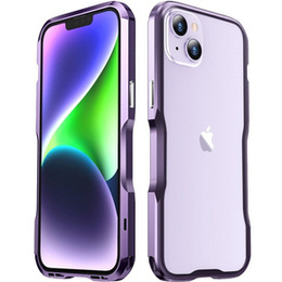 Husa LUPHIE pentru iPhone 14 Plus, Armor Bumper, violet