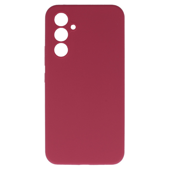 Huse pentru Samsung Galaxy A54 5G, Silicone Lite, maroon + sticlă 9H