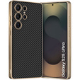 Huse pentru Samsung Galaxy S25 Ultra, GKK Leather, carbon negru