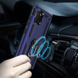 Husă blindată pentru Samsung Galaxy Note 10 Lite, Nox Case Ring, albastru
