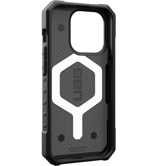 Urban Armor Gear Huse pentru iPhone 15 Pro, Pathfinder MagSafe Geo Camo, gri