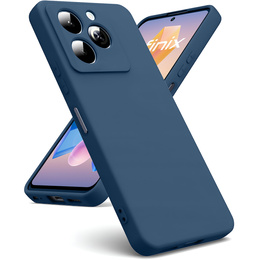 Husa pentru Infinix Hot 40i, Silicone Lite, albastru