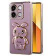 Carcasă pentru Xiaomi Redmi Note 13 5G, Rabbit, violet + sticlă călită 9H