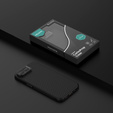 Carcasă pentru iPhone 16e, carcasă blindată Nillkin, Carboprof Case, pentru Magsafe, negru