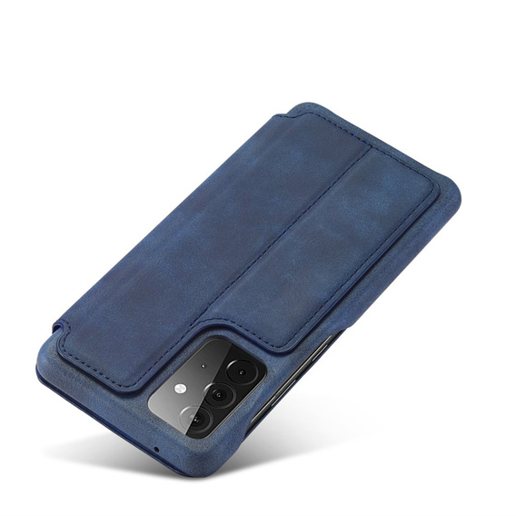 Cu clapetă pentru Samsung Galaxy A52 5G / 4G, LC.IMEEKE, albastru