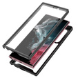 Carcasă pentru Samsung Galaxy S22 Ultra 5G, Shockproof, cu folie, albastru